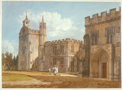 El Palacio del Obispo, Salisbury, c.1795 de Joseph Mallord William Turner